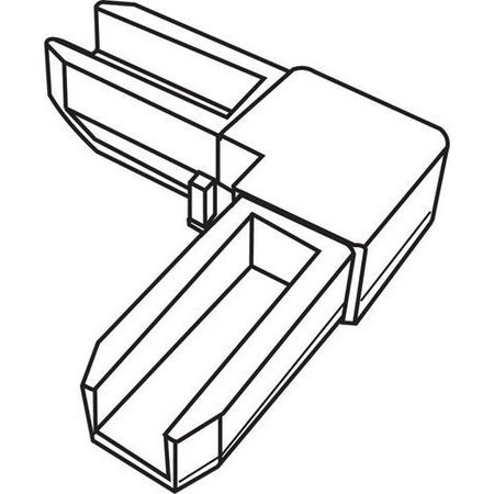 STRYBUC Corner Plastic White 90M-461